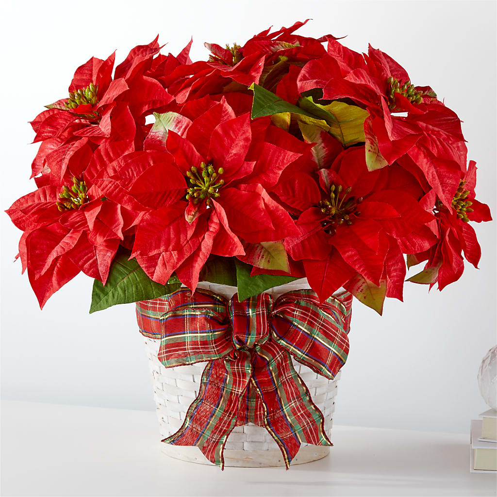 Happiest Holidays Poinsettia – MEME'S FLOWER SHOP LLC, Bay Minette AL