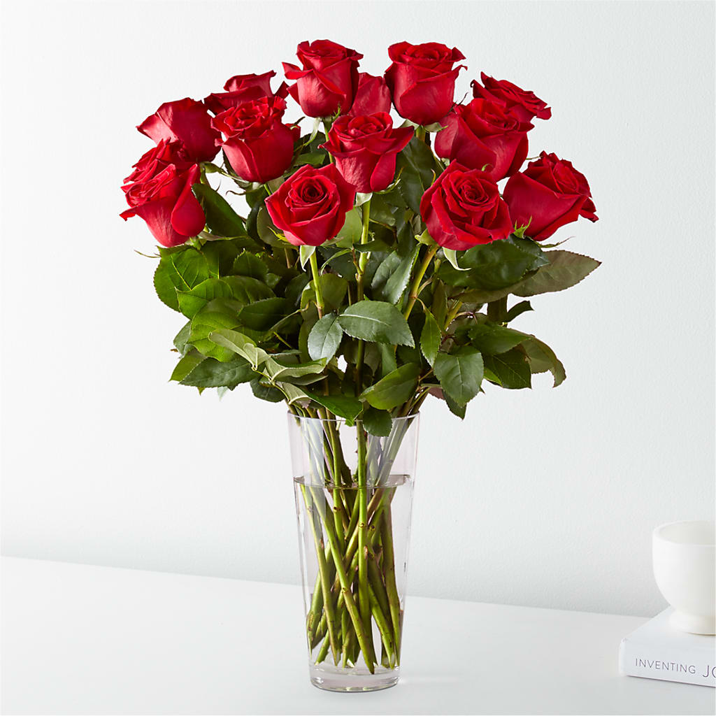 Long Stem Red Rose Bouquet – MEME'S FLOWER SHOP LLC, Bay Minette AL