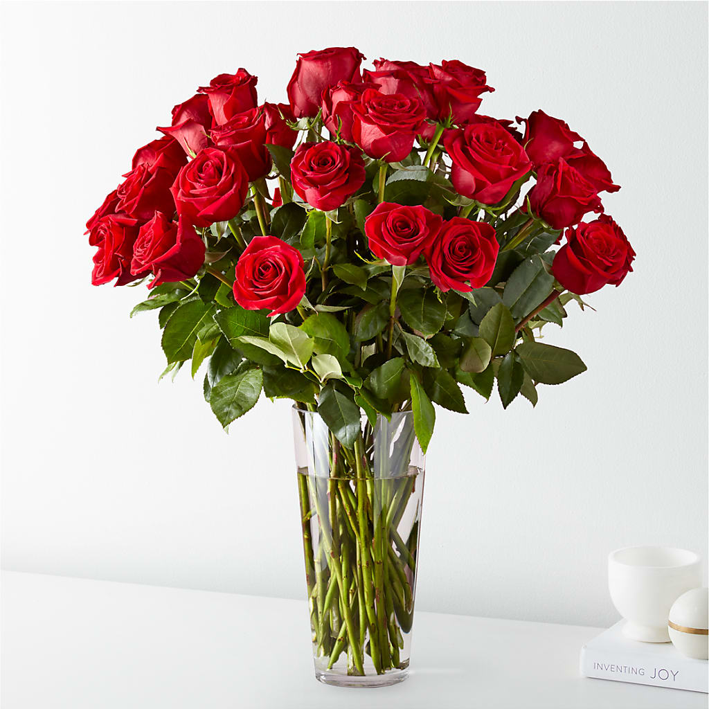 Long Stem Red Rose Bouquet – MEME'S FLOWER SHOP LLC, Bay Minette AL
