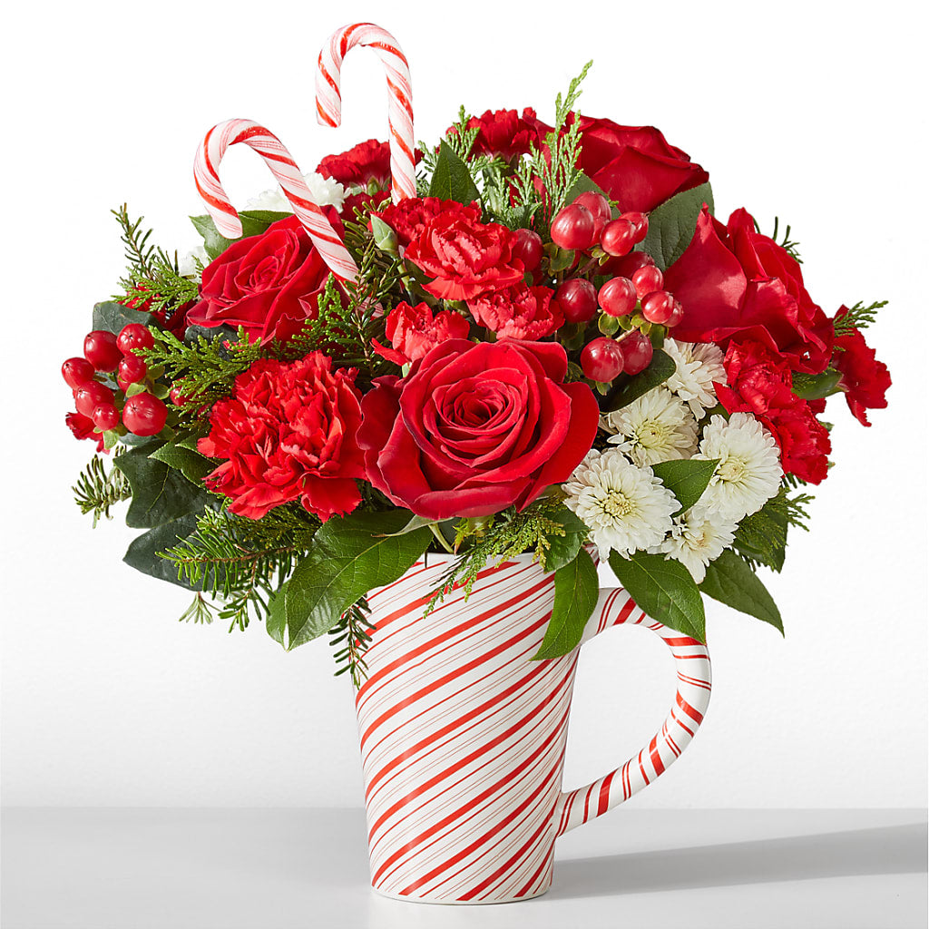 Peppermint Swirl Mug – MEME'S FLOWER SHOP LLC, Bay Minette AL