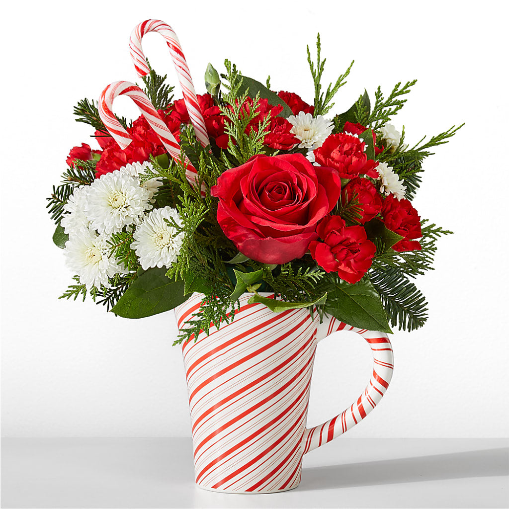 Peppermint Swirl Mug – MEME'S FLOWER SHOP LLC, Bay Minette AL