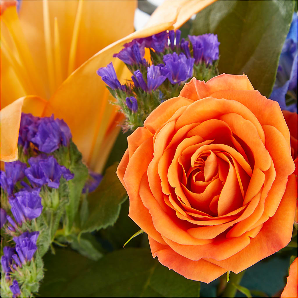Radiant Citrus Box Bouquet – MEME'S FLOWER SHOP LLC, Bay Minette AL