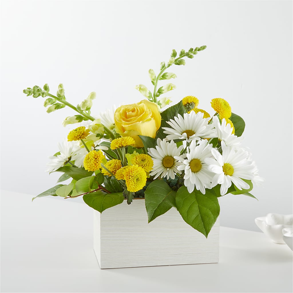 Sun Salutation Box Bouquet – MEME'S FLOWER SHOP LLC, Bay Minette AL