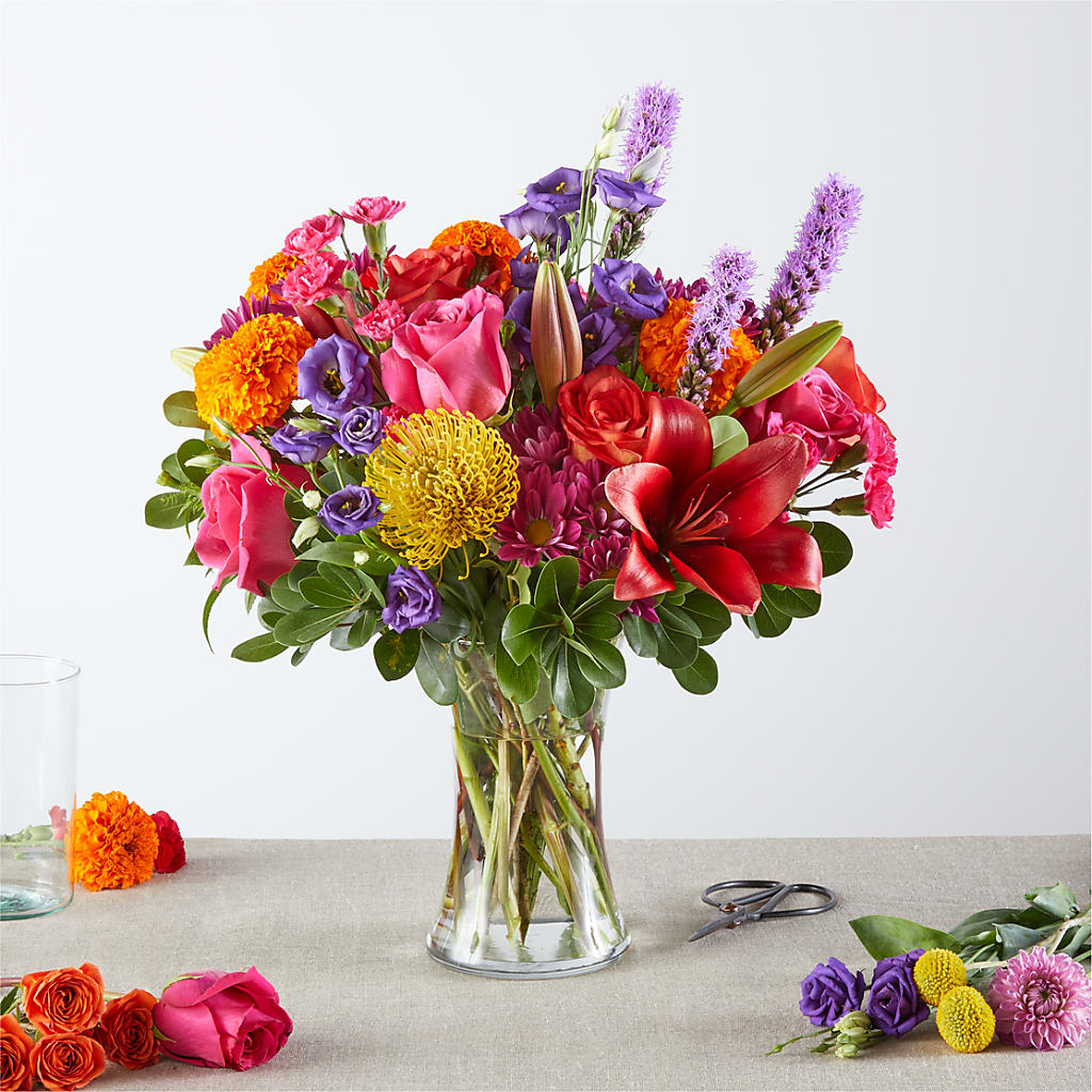 Feast of Color – A Florist Original – MEME'S FLOWER SHOP LLC, Bay Minette AL