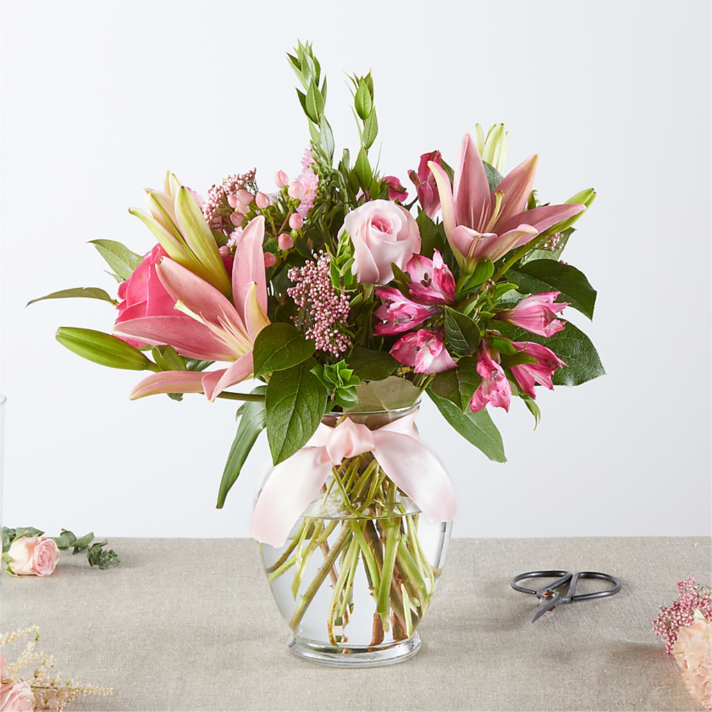 Pink Ribbon - A Florist Original – MEME'S FLOWER SHOP LLC, Bay Minette AL