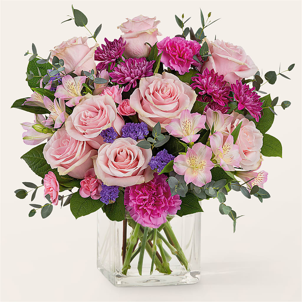 Rosy Radiance Bouquet – MEME'S FLOWER SHOP LLC, Bay Minette AL