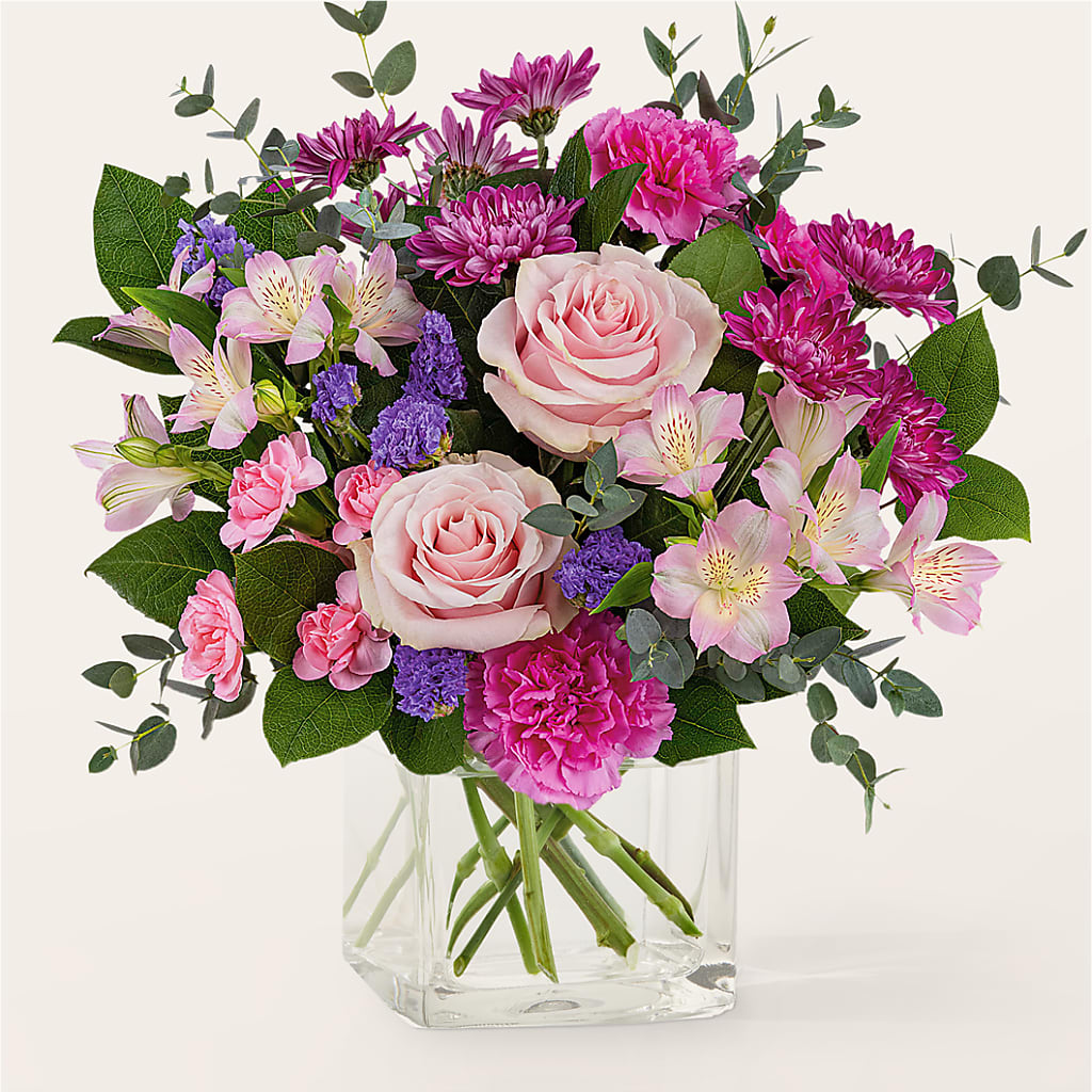 Rosy Radiance Bouquet – MEME'S FLOWER SHOP LLC, Bay Minette AL