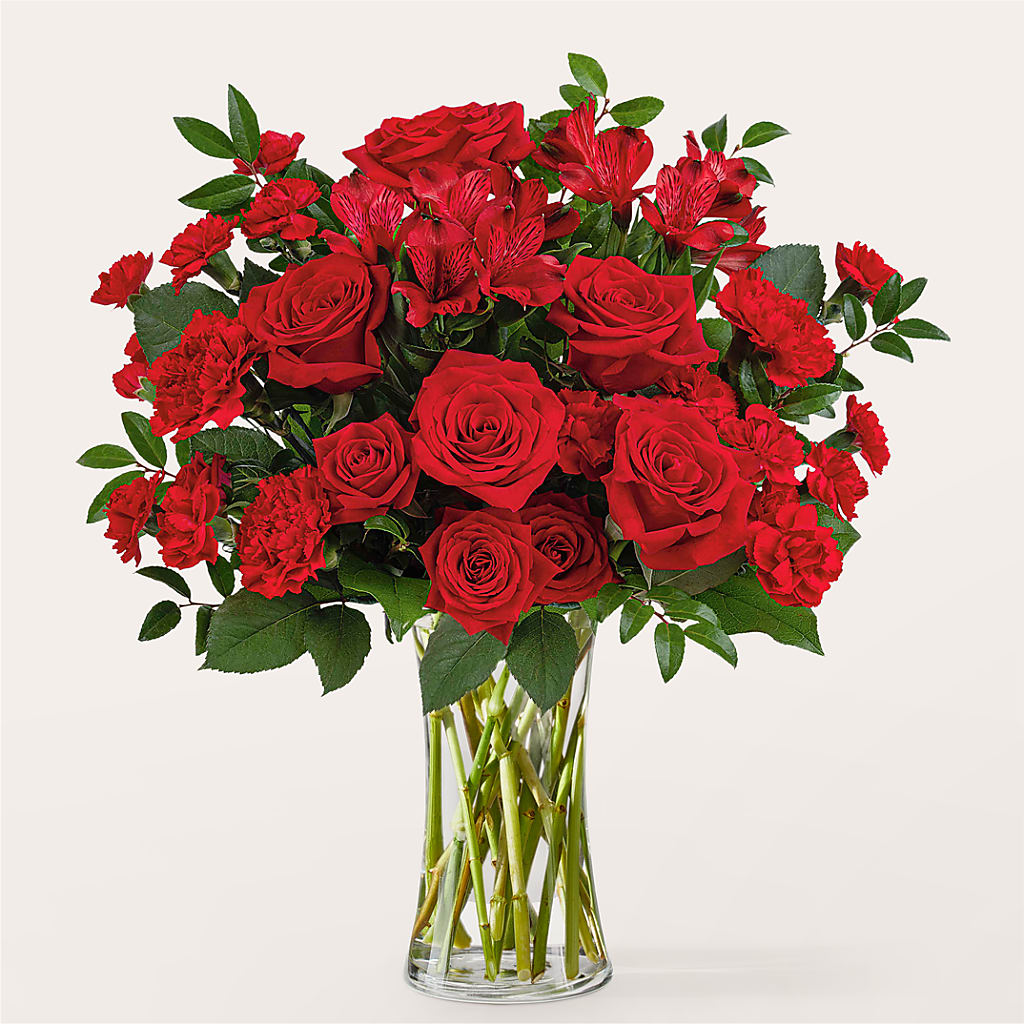 Brilliant Ruby Bouquet – MEME'S FLOWER SHOP LLC, Bay Minette AL