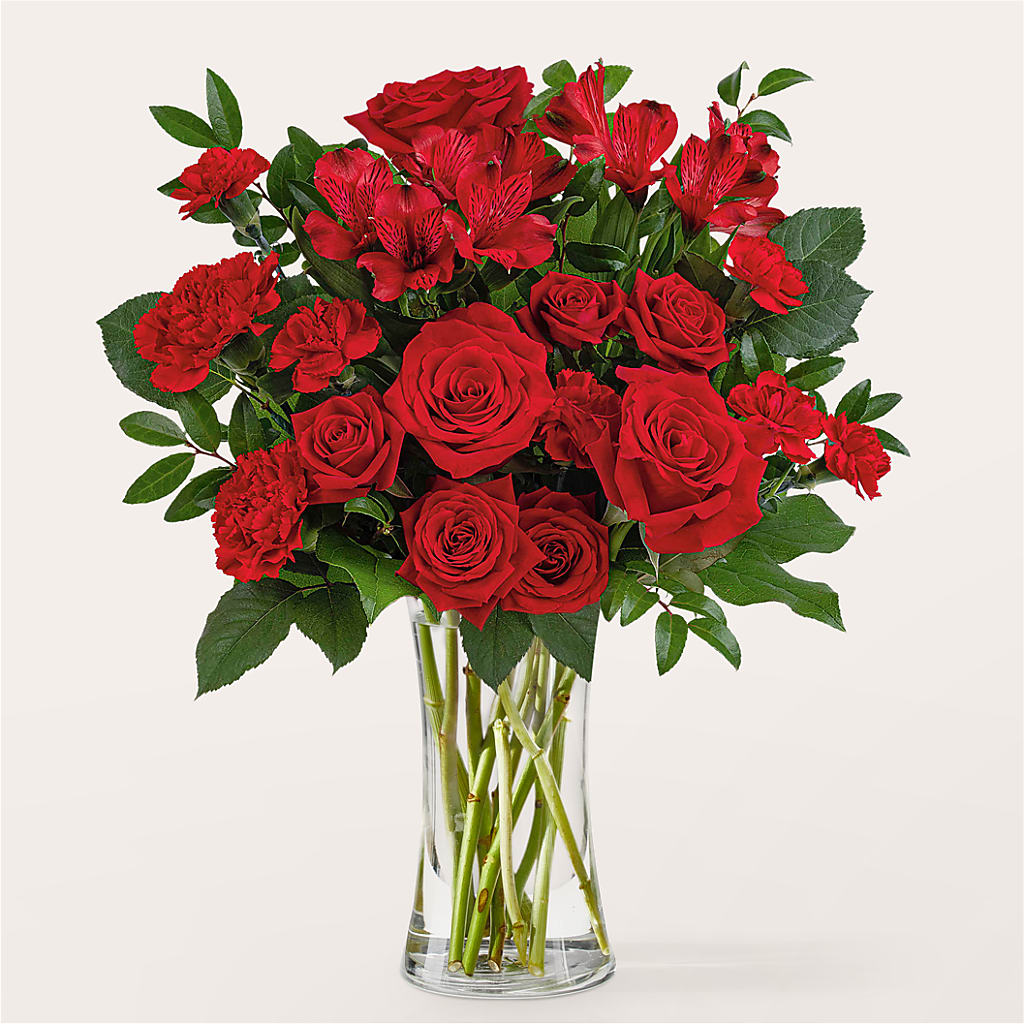 Brilliant Ruby Bouquet – MEME'S FLOWER SHOP LLC, Bay Minette AL