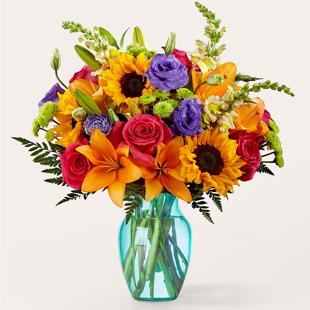 Double Rainbow Bouquet – MEME'S FLOWER SHOP LLC, Bay Minette AL