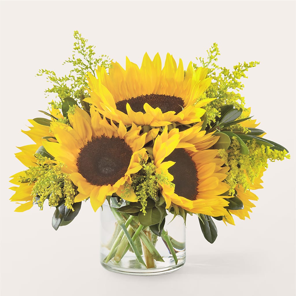 Beaming Sunflower Bouquet – MEME'S FLOWER SHOP LLC, Bay Minette AL