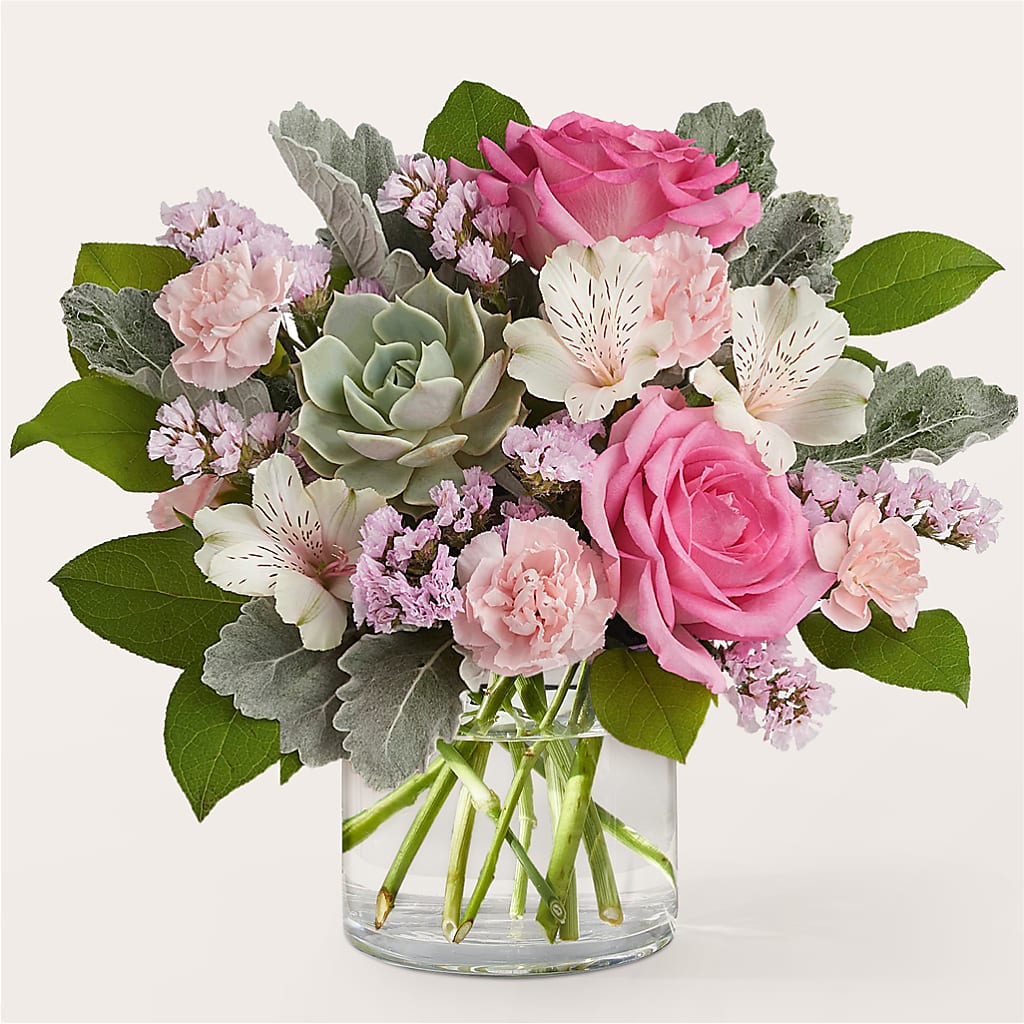 Dusty Rose Bouquet – MEME'S FLOWER SHOP LLC, Bay Minette AL