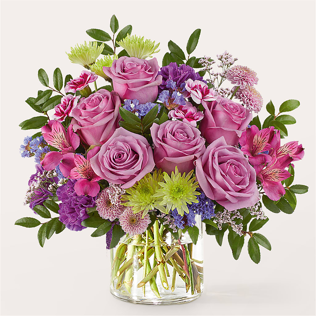Glass Half Full Bouquet – MEME'S FLOWER SHOP LLC, Bay Minette AL
