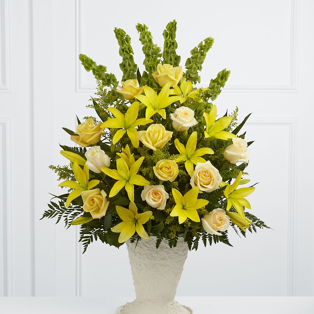 Golden Memories Arrangement – MEME'S FLOWER SHOP LLC, Bay Minette AL