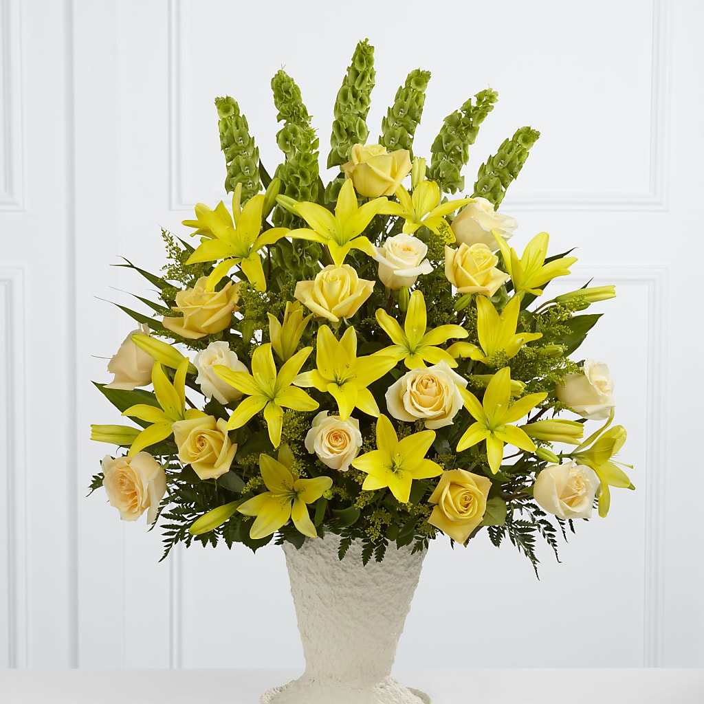 Golden Memories Arrangement – MEME'S FLOWER SHOP LLC, Bay Minette AL