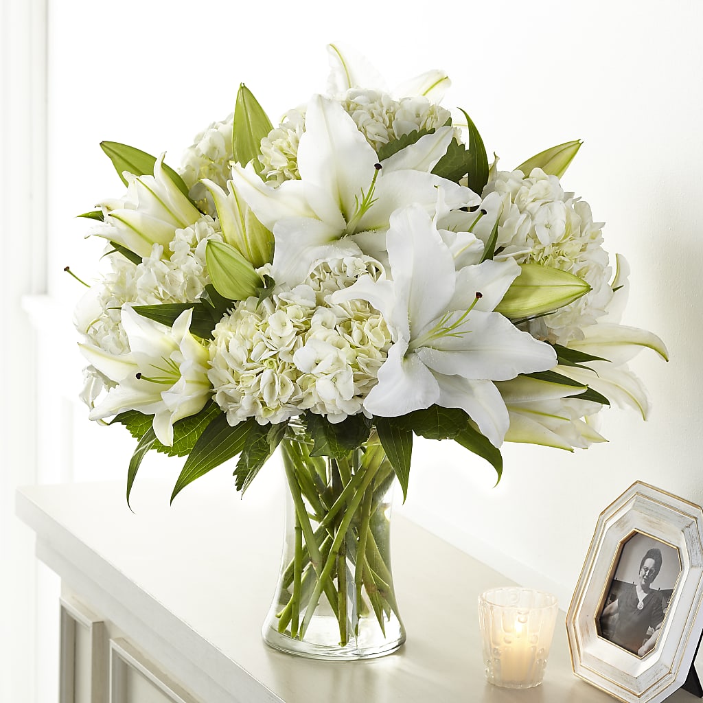 Compassionate Lily Bouquet – MEME'S FLOWER SHOP LLC, Bay Minette AL