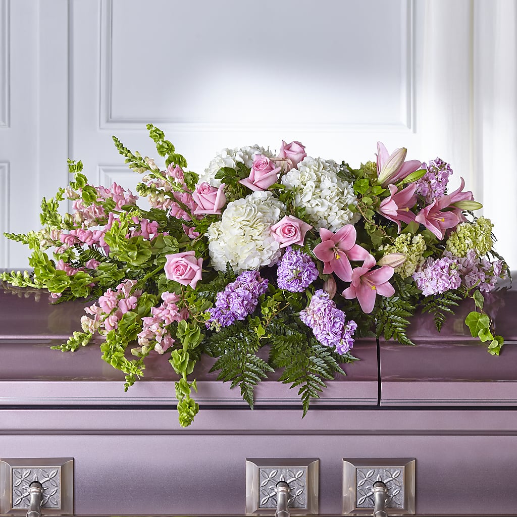 Life's Gratitude Casket Spray – MEME'S FLOWER SHOP LLC, Bay Minette AL