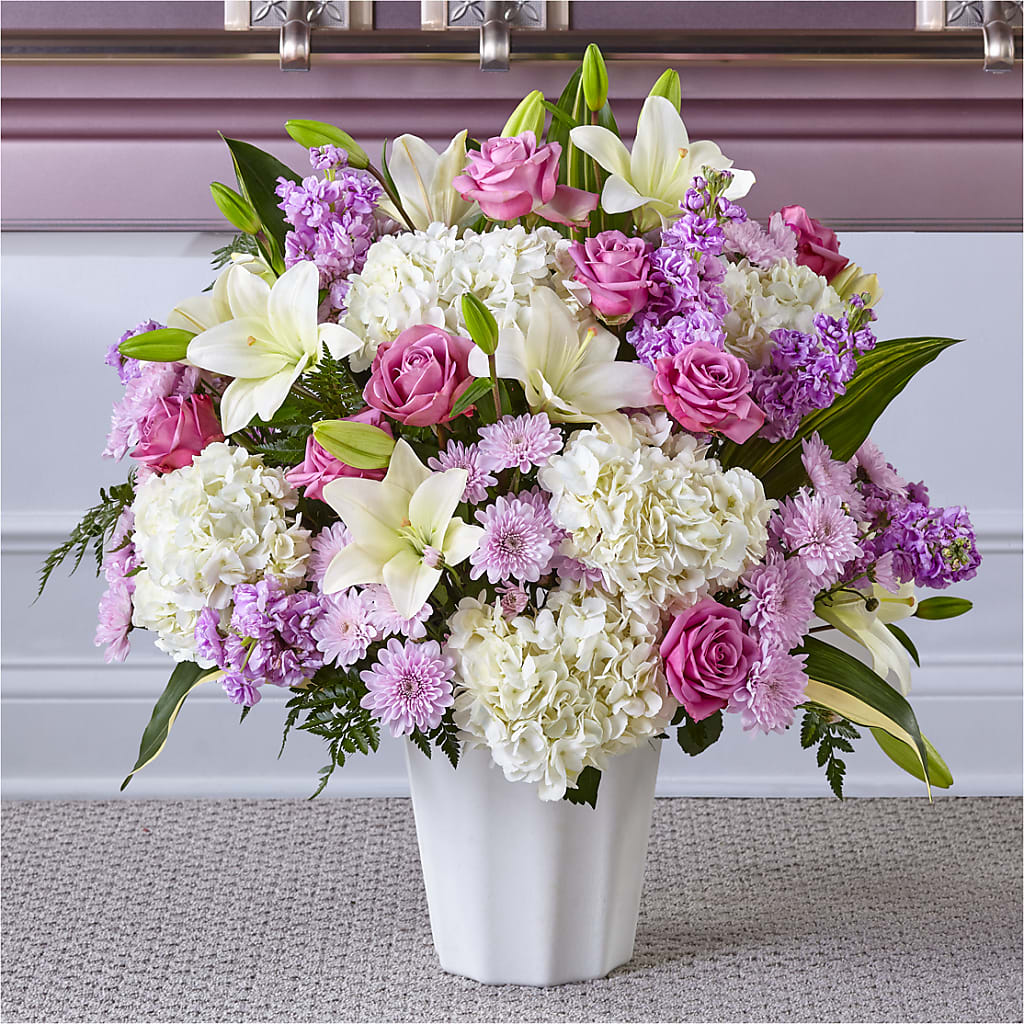 Heaven Sent Floor Basket – MEME'S FLOWER SHOP LLC, Bay Minette AL