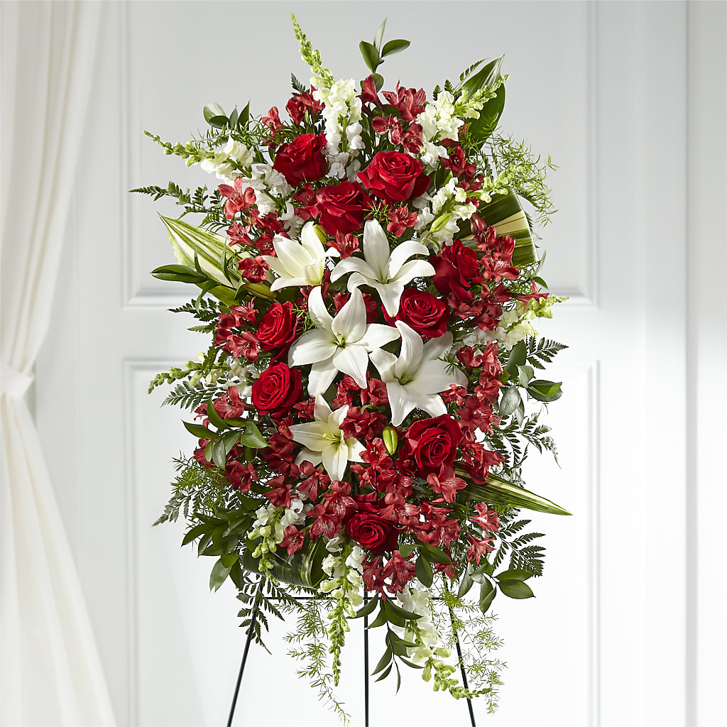 Everlasting Memory Standing Spray – MEME'S FLOWER SHOP LLC, Bay Minette AL