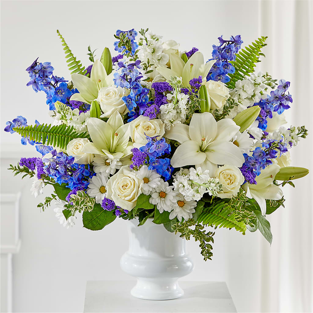Expressions of Hope Urn Arrangement – MEME'S FLOWER SHOP LLC, Bay Minette AL