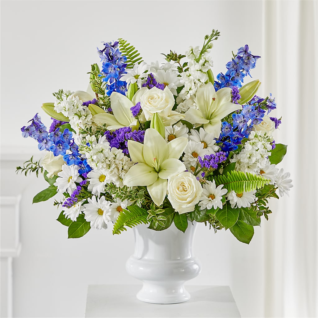 Expressions of Hope Urn Arrangement – MEME'S FLOWER SHOP LLC, Bay Minette AL