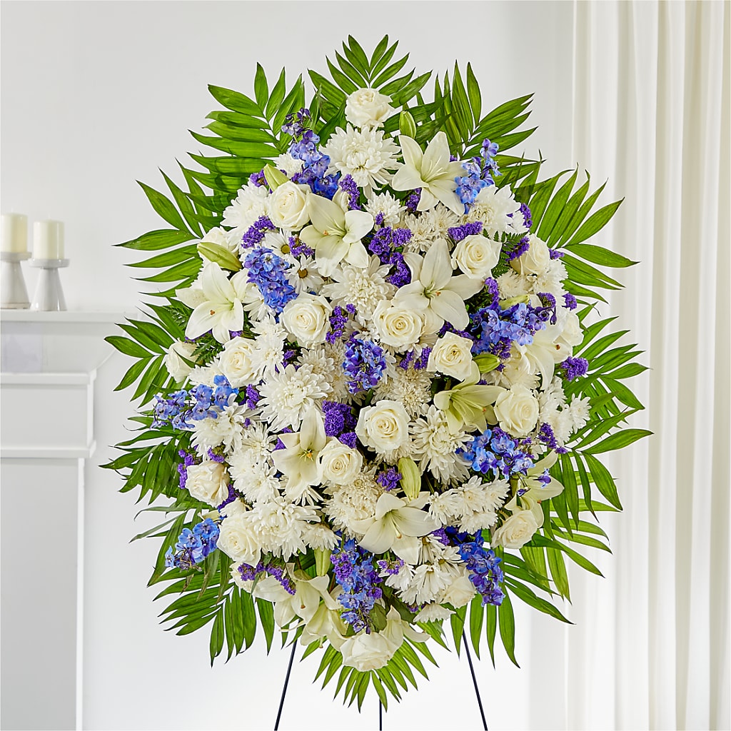 At Rest Standing Spray – MEME'S FLOWER SHOP LLC, Bay Minette AL