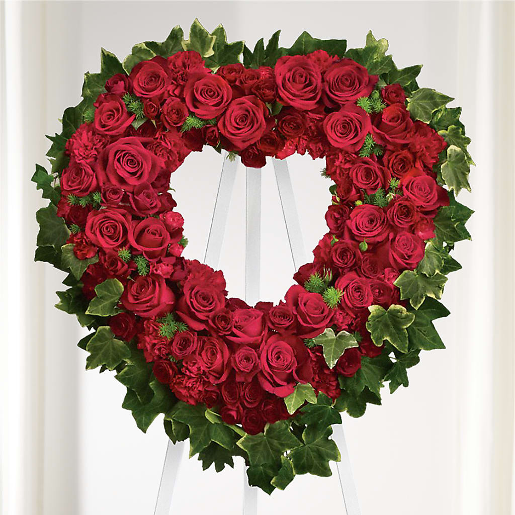Wholehearted Standing Spray – MEME'S FLOWER SHOP LLC, Bay Minette AL