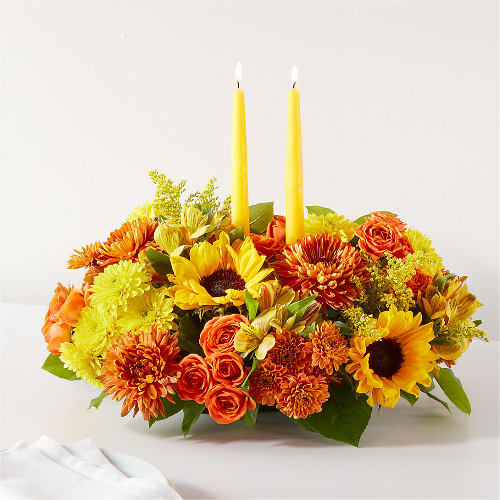 Autumn Harmony Centerpiece – MEME'S FLOWER SHOP LLC, Bay Minette AL