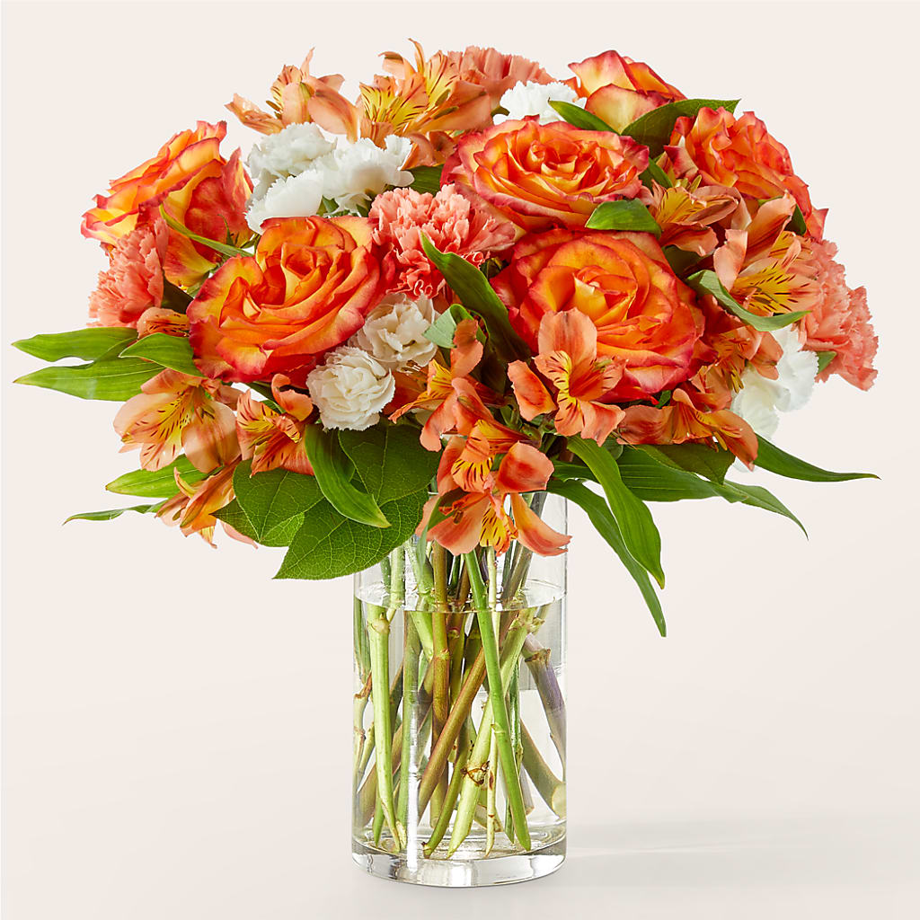 Apricot Glow Bouquet – MEME'S FLOWER SHOP LLC, Bay Minette AL