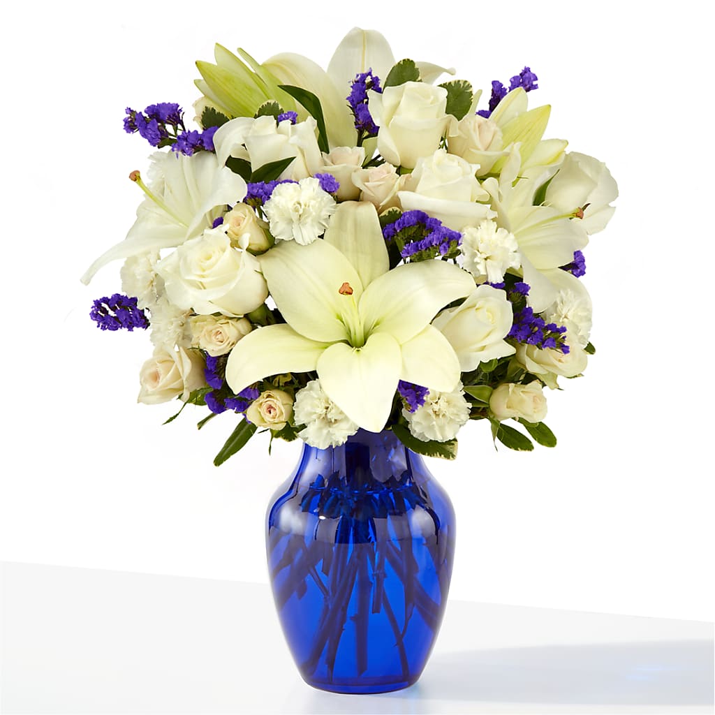 Sapphire Rush Bouquet – MEME'S FLOWER SHOP LLC, Bay Minette AL