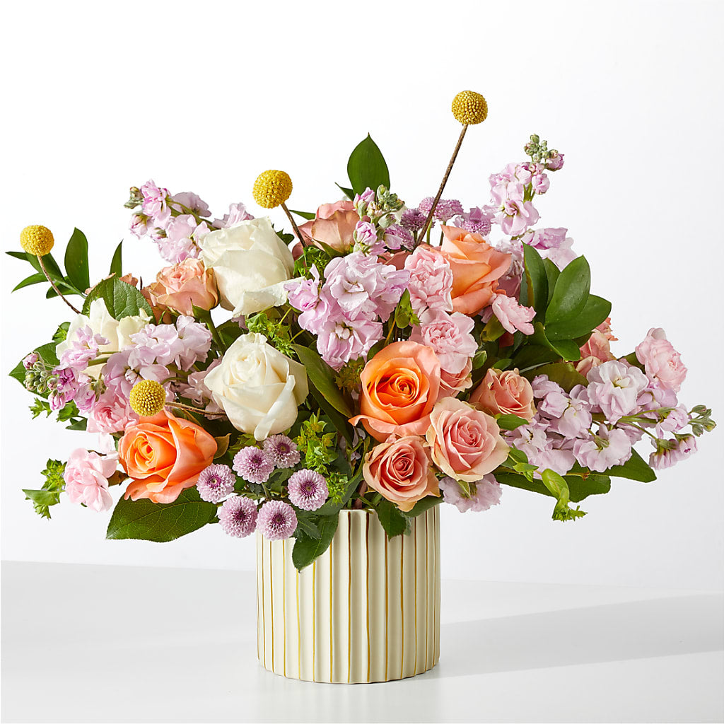 French Market Bouquet with Ivory Vase – MEME'S FLOWER SHOP LLC, Bay Minette AL
