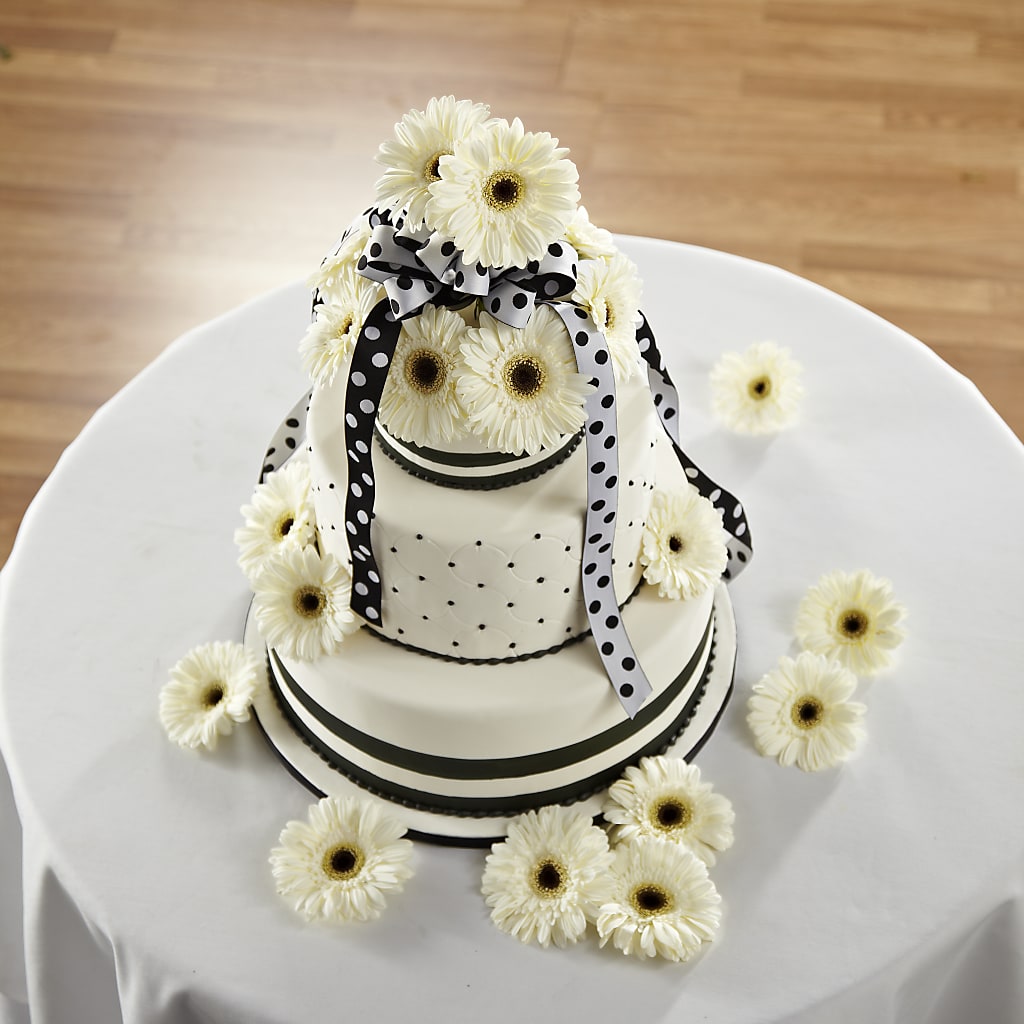 Simple Sophistication Cake Décor – MEME'S FLOWER SHOP LLC, Bay Minette AL