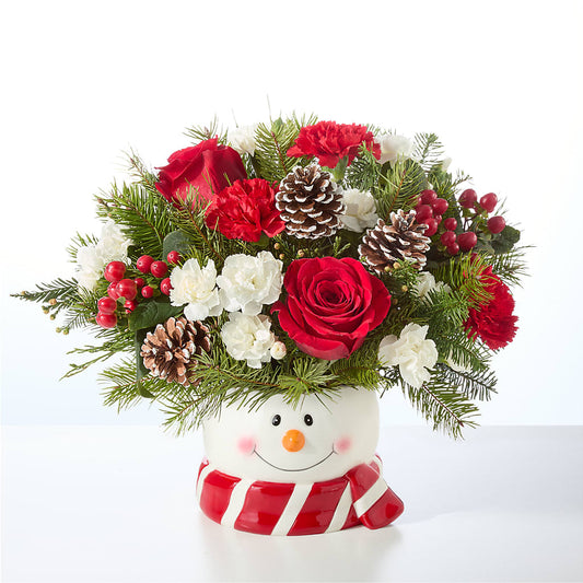 Jolly Snowman Bouquet – MEME'S FLOWER SHOP LLC, Bay Minette AL