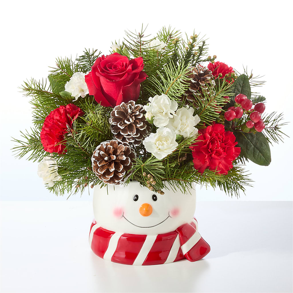 Jolly Snowman Bouquet – MEME'S FLOWER SHOP LLC, Bay Minette AL