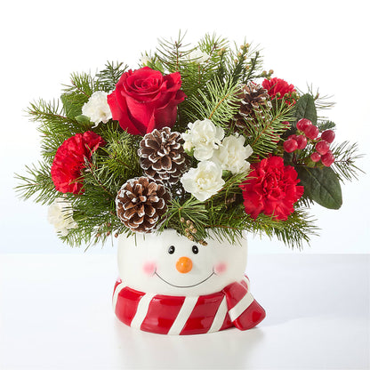 Jolly Snowman Bouquet – MEME'S FLOWER SHOP LLC, Bay Minette AL