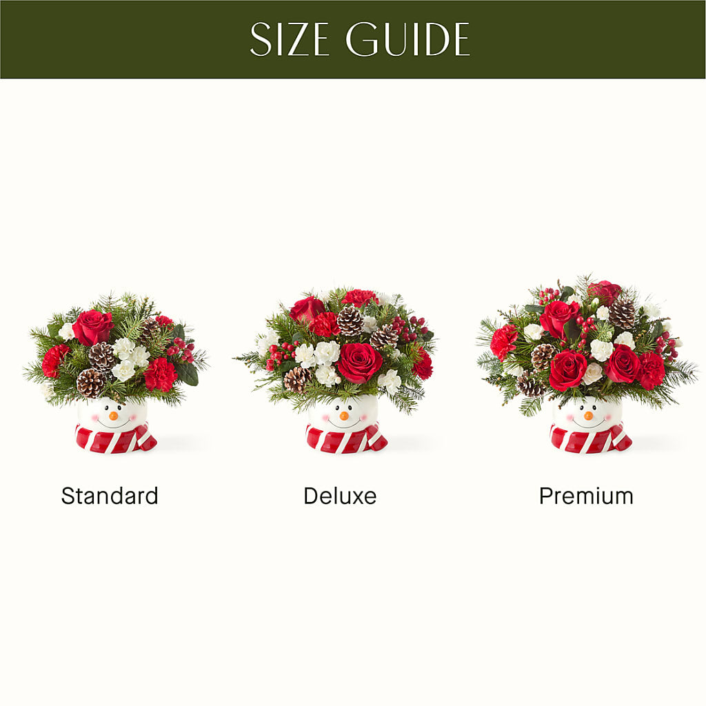 Jolly Snowman Bouquet – MEME'S FLOWER SHOP LLC, Bay Minette AL