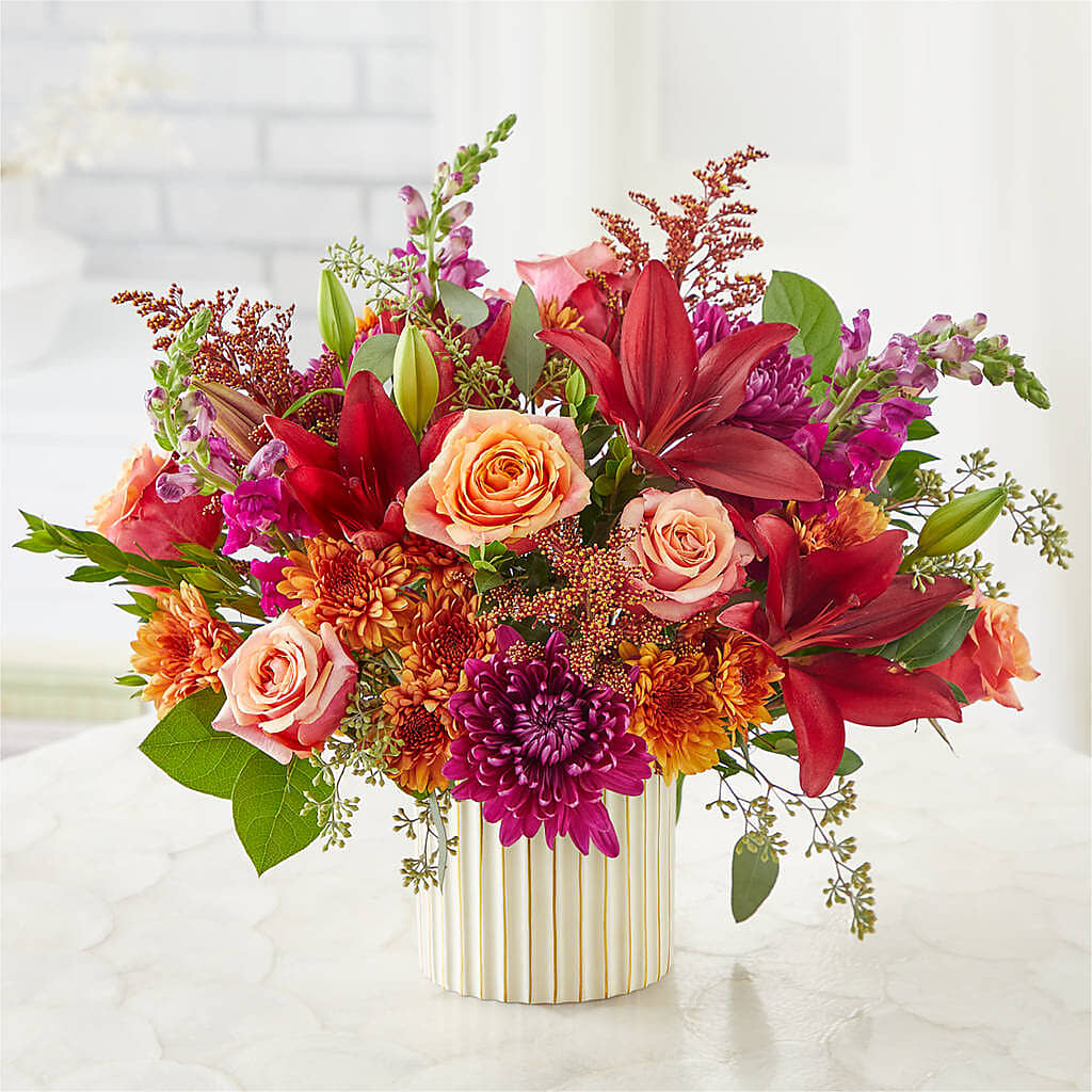 Burgundy Landscape Bouquet – MEME'S FLOWER SHOP LLC, Bay Minette AL