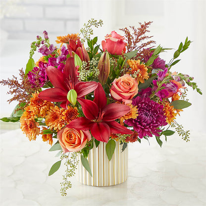 Burgundy Landscape Bouquet – MEME'S FLOWER SHOP LLC, Bay Minette AL