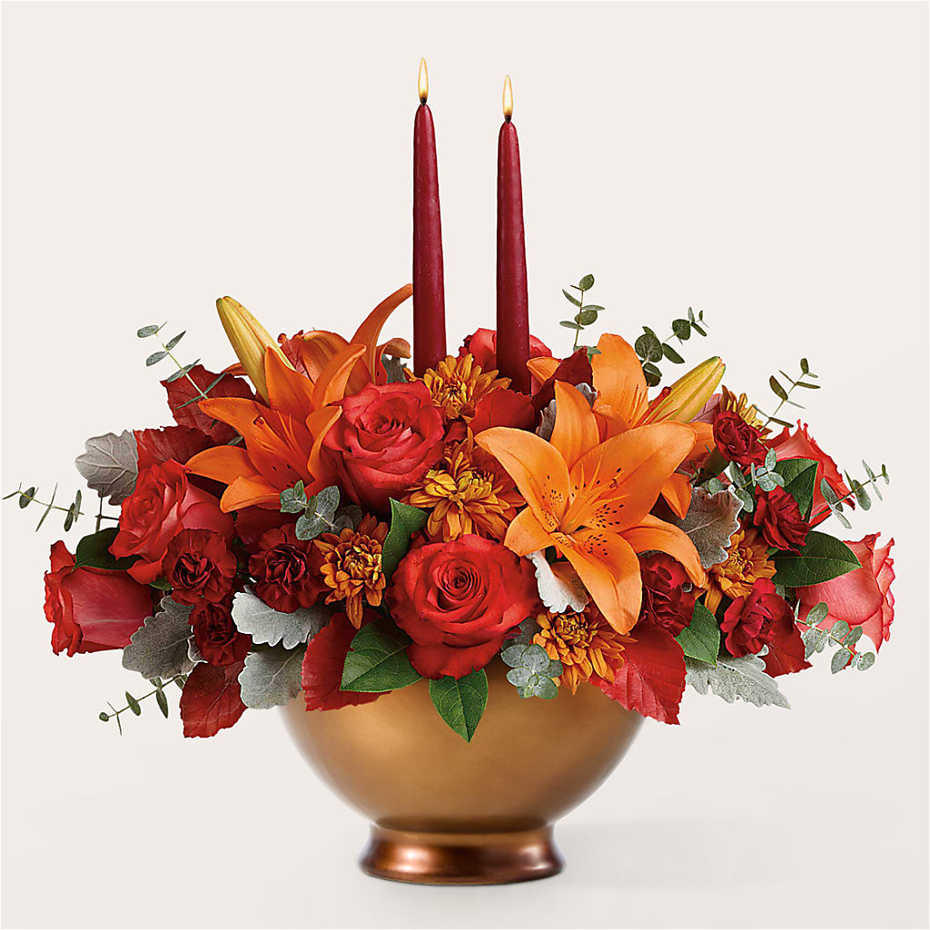 Fruits of Fall Centerpiece – MEME'S FLOWER SHOP LLC, Bay Minette AL