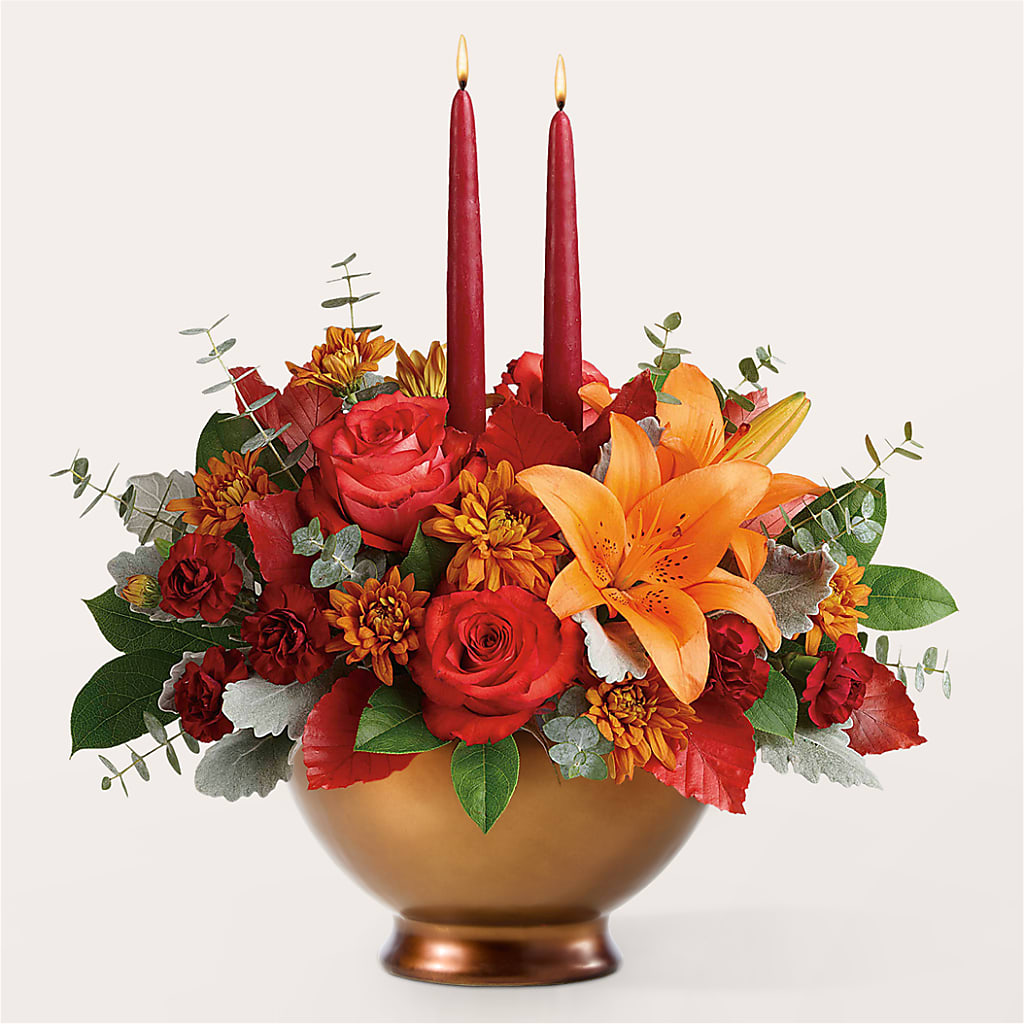 Fruits of Fall Centerpiece – MEME'S FLOWER SHOP LLC, Bay Minette AL