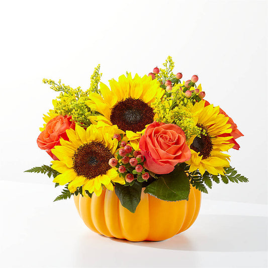 Pick of the Patch Pumpkin Bouquet – MEME'S FLOWER SHOP LLC, Bay Minette AL
