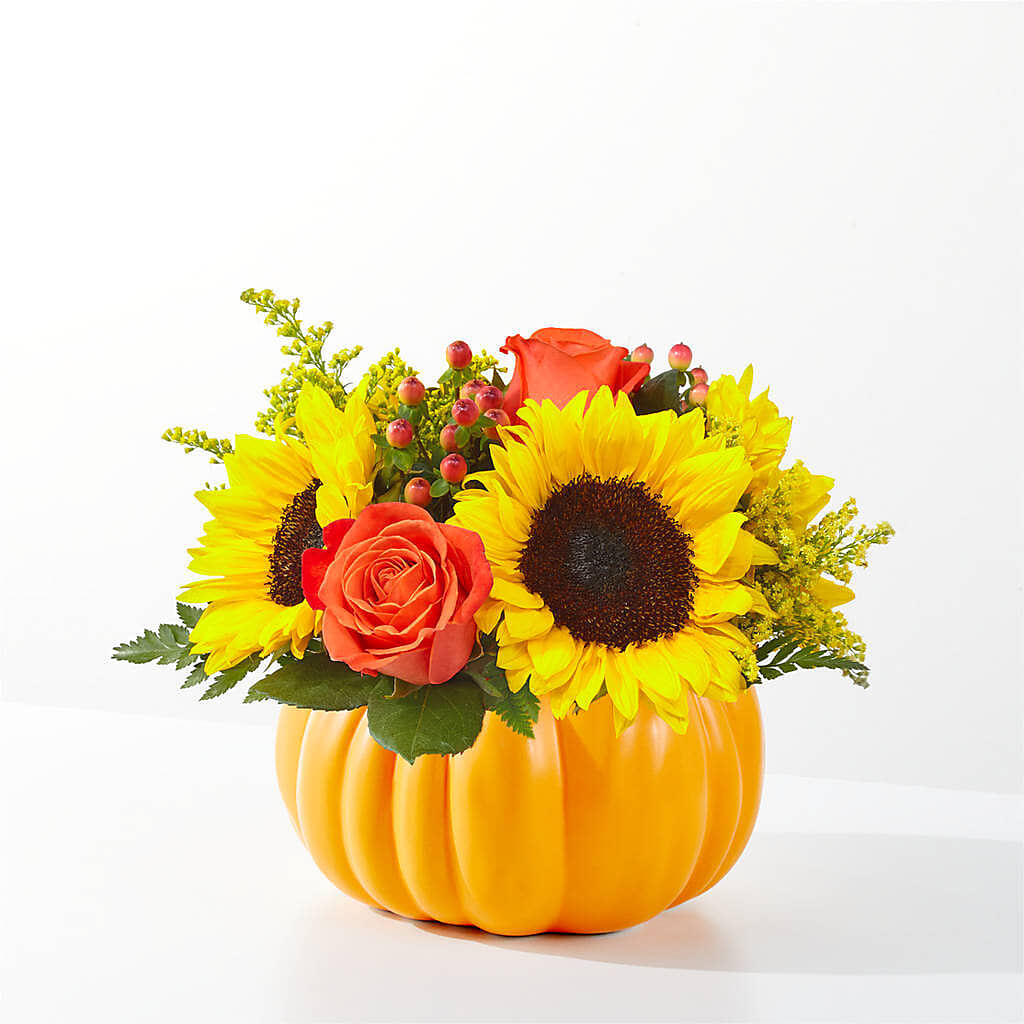 Pick of the Patch Pumpkin Bouquet – MEME'S FLOWER SHOP LLC, Bay Minette AL