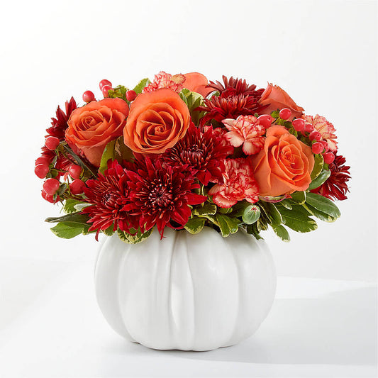 Autumn Air Pumpkin Bouquet – MEME'S FLOWER SHOP LLC, Bay Minette AL