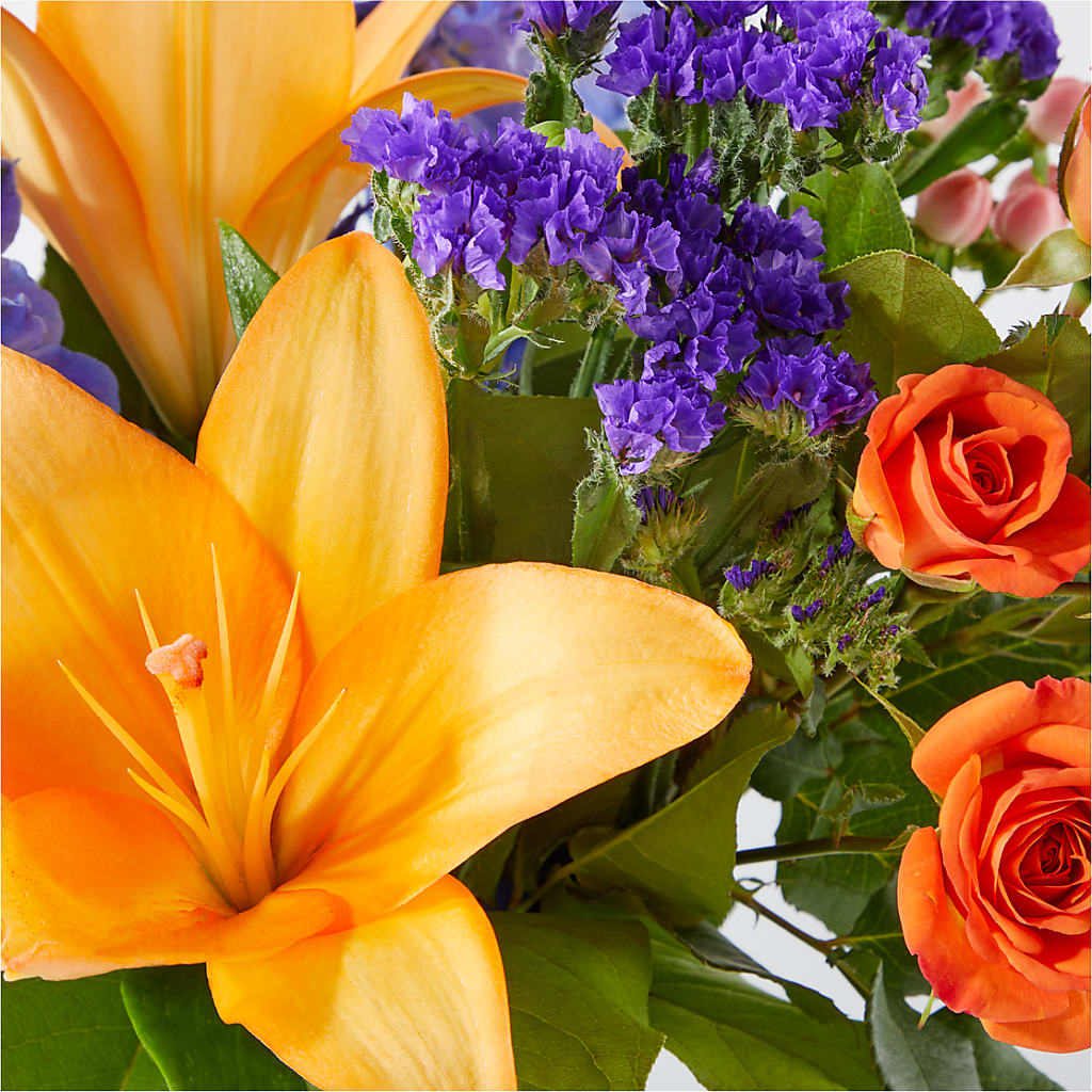 Radiant Citrus Bouquet – MEME'S FLOWER SHOP LLC, Bay Minette AL