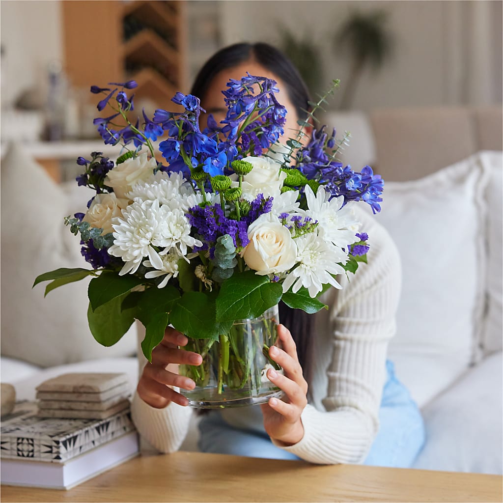 Cerulean Waves Bouquet – MEME'S FLOWER SHOP LLC, Bay Minette AL