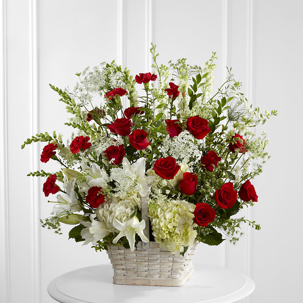 Arreglo floral en memoria de