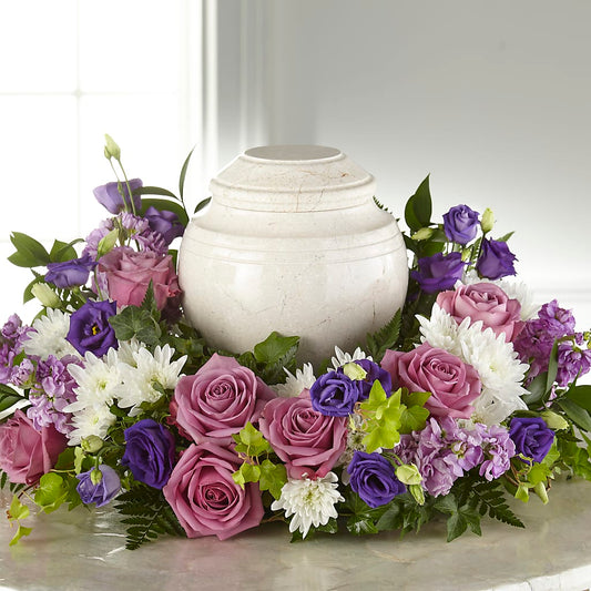 Ornement funéraire floral de condoléances
