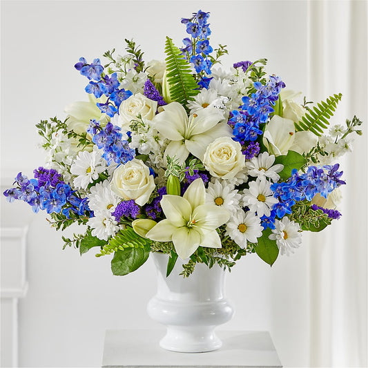 Arreglo floral para urna Expresiones de Esperanza