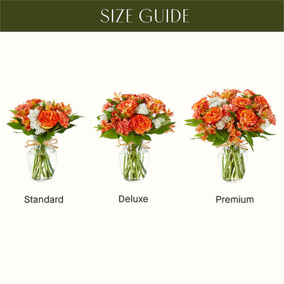Apricot Glow Bouquet – MEME'S FLOWER SHOP LLC, Bay Minette AL