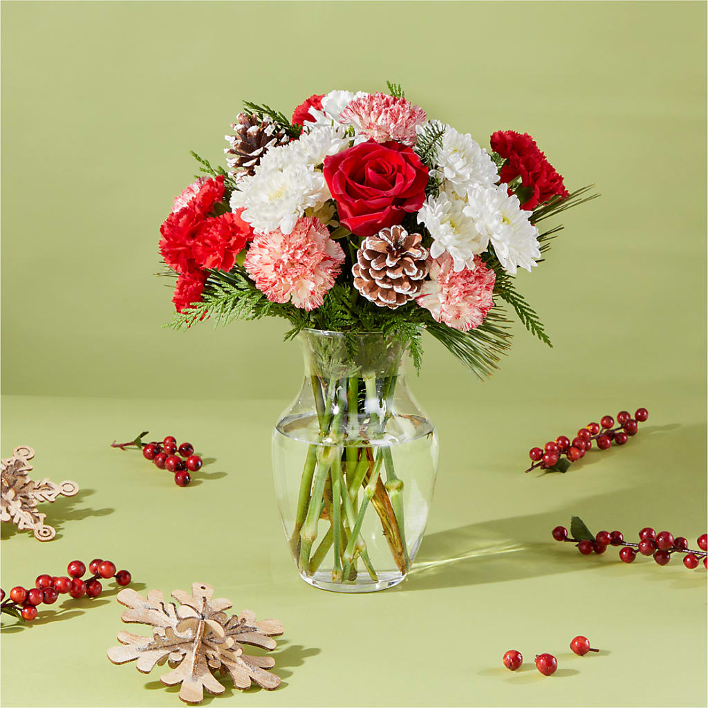 Candy Cane Lane Bouquet – MEME'S FLOWER SHOP LLC, Bay Minette AL
